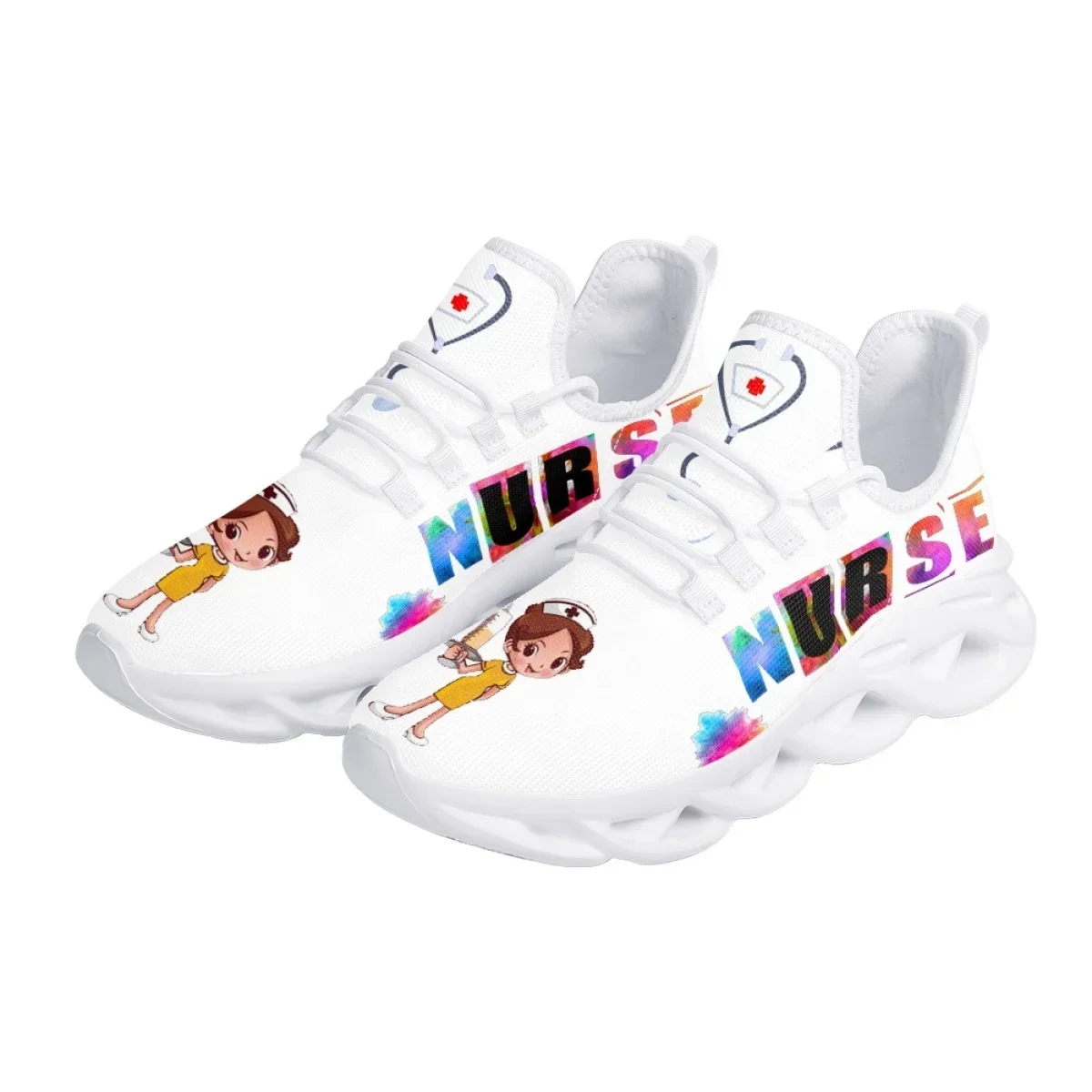 Women'S Shoes Nursing - Moda enfermagem feminina tênis de malha