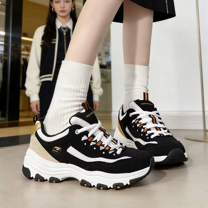 Women Shoes Skechers - Tênis Chunky Skechers D Lites para