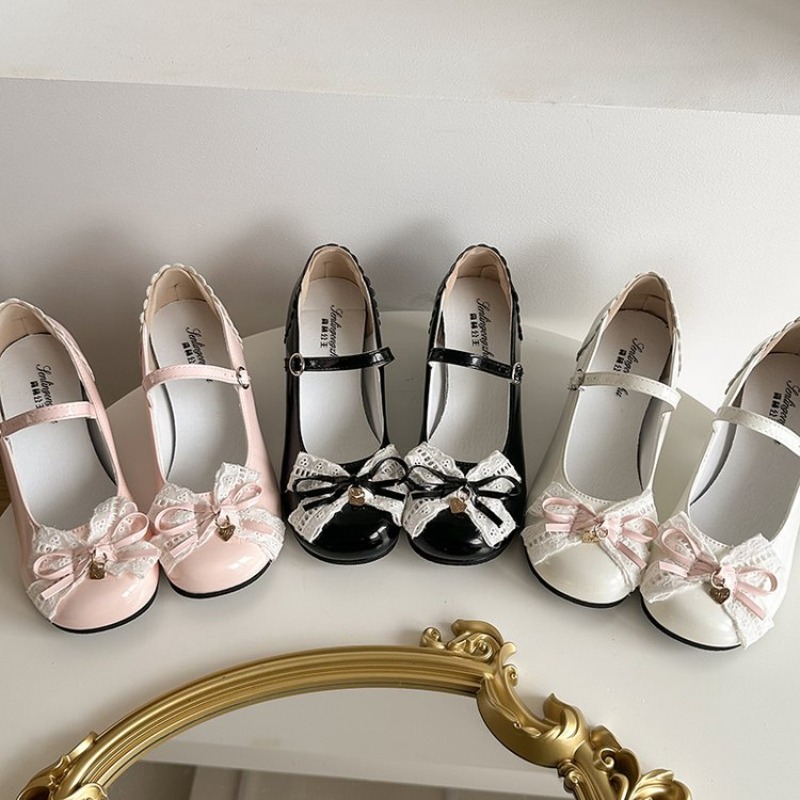 Patent Leather Pump - Sapatos Mary Jane Femininos Sweet Lolita