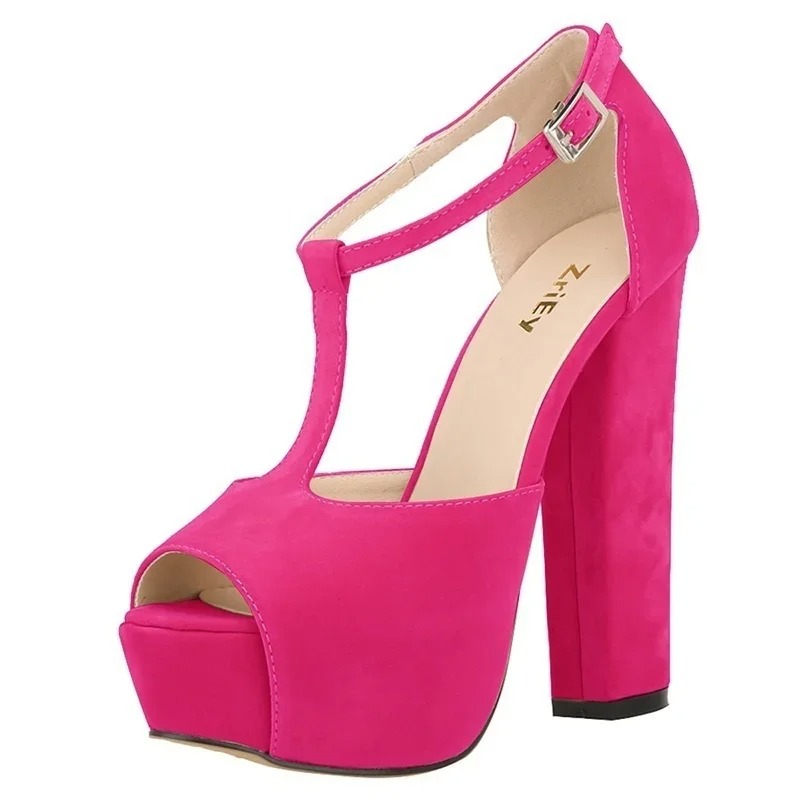 Women'S Shoes Peep Toe - Sandálias femininas verão sexy mostrar peep