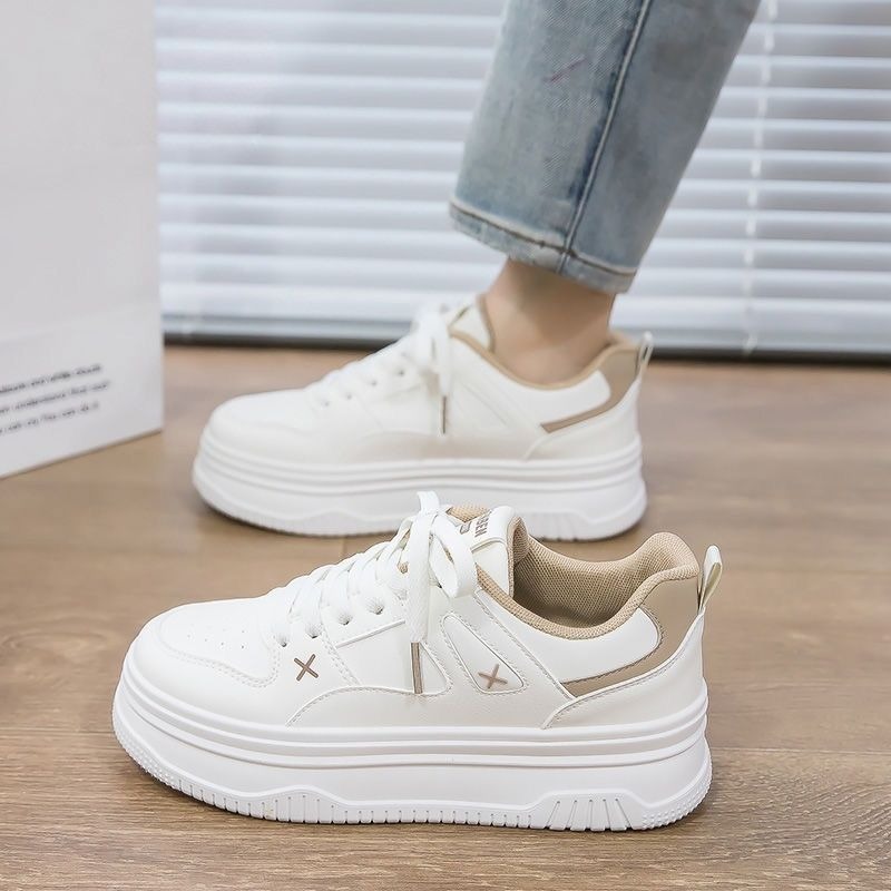 Women'S Shoes Back To School - Tênis Brancos Respiráveis para Estudantes, Fáceis