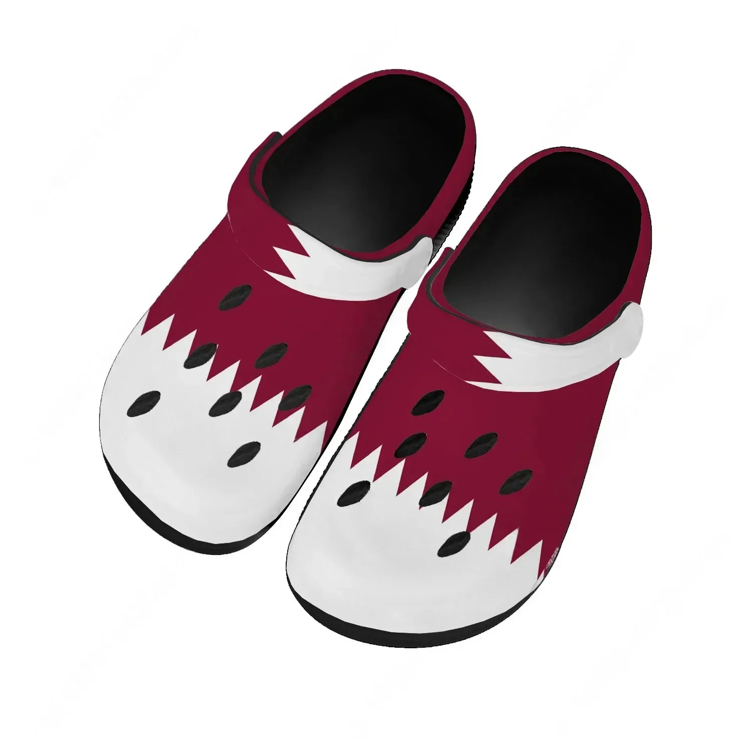 Women Shoes Qatar - Chinelo de Dedo Personalizável com Bandeira