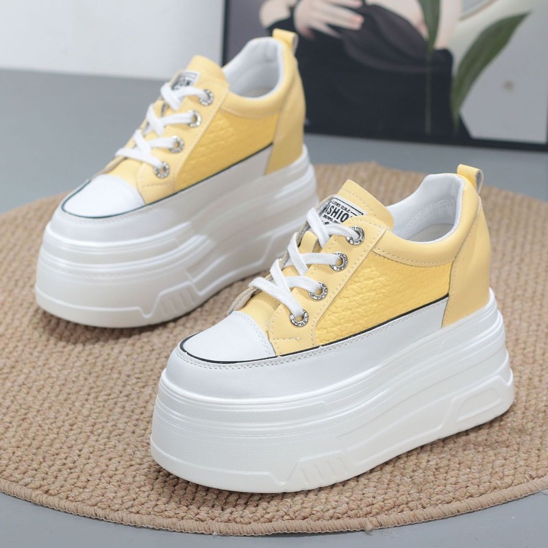 Wedge Heeled Sneaker - Novo 2026 Tênis Plataforma Chunky Vulcanizado