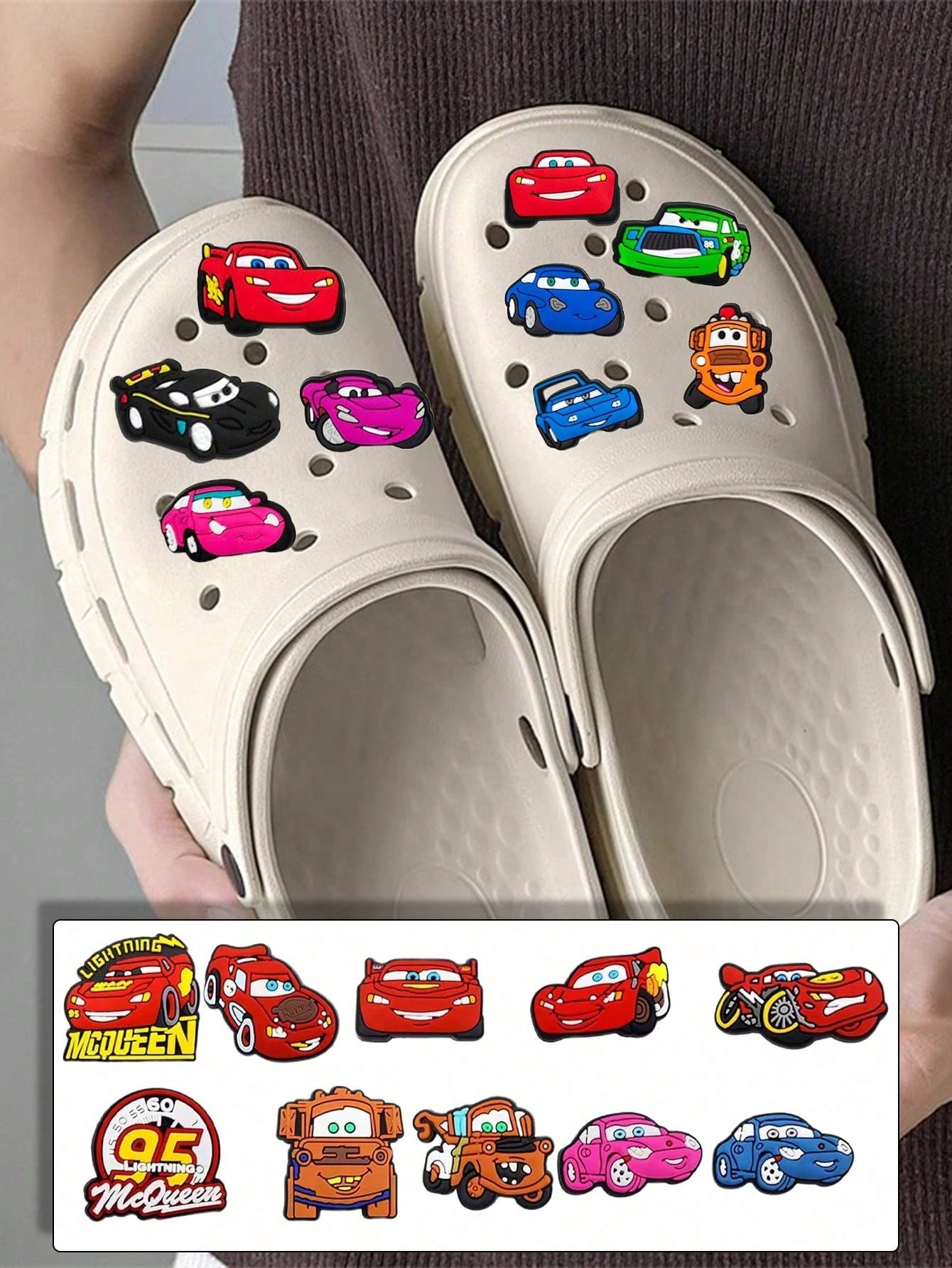 Women'S Shoes Back To School - 10/20 Peças de Charms de Sapato