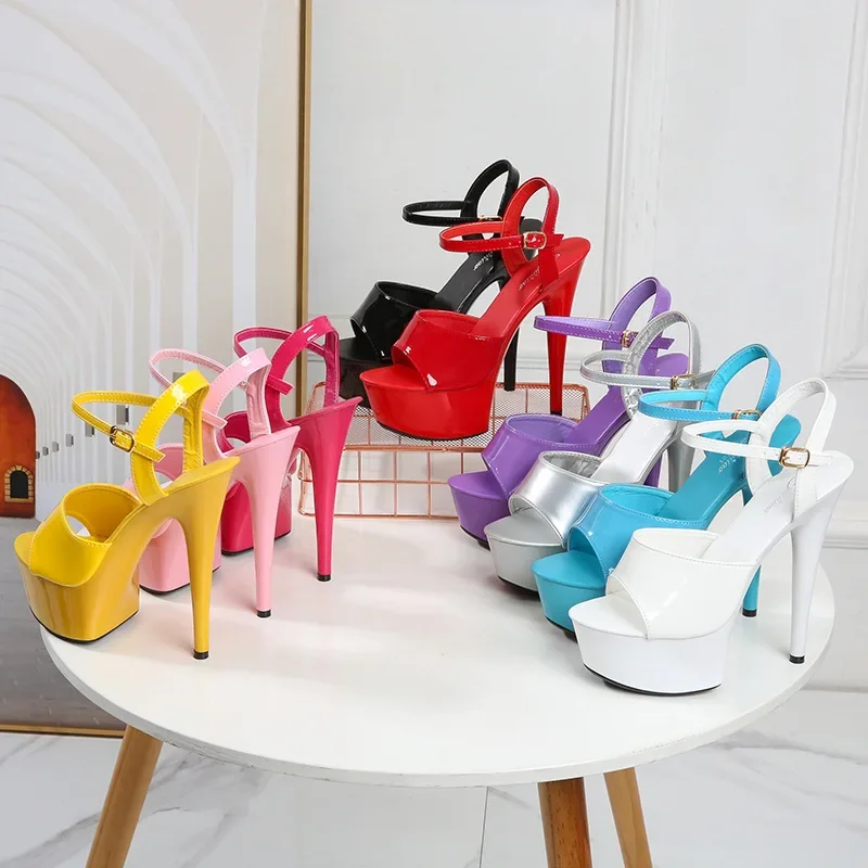 Women Shoes Waterproof - 2025 mclubgirl moda feminina 15cm sandálias