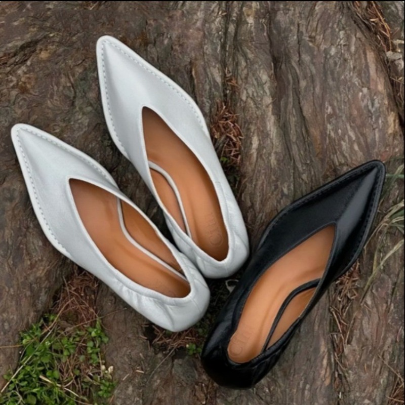 Mule Slip On - 2025 novo dedo do pé apontado