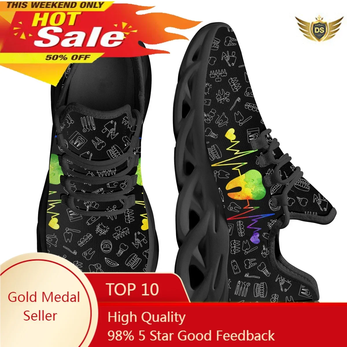 Women'S Shoes Nursing - Senhoras dentes sapatos de enfermagem dental