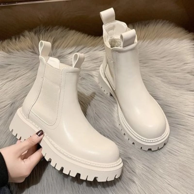 Women Shoes Types - Novo outono inverno chelsea botas femininas
