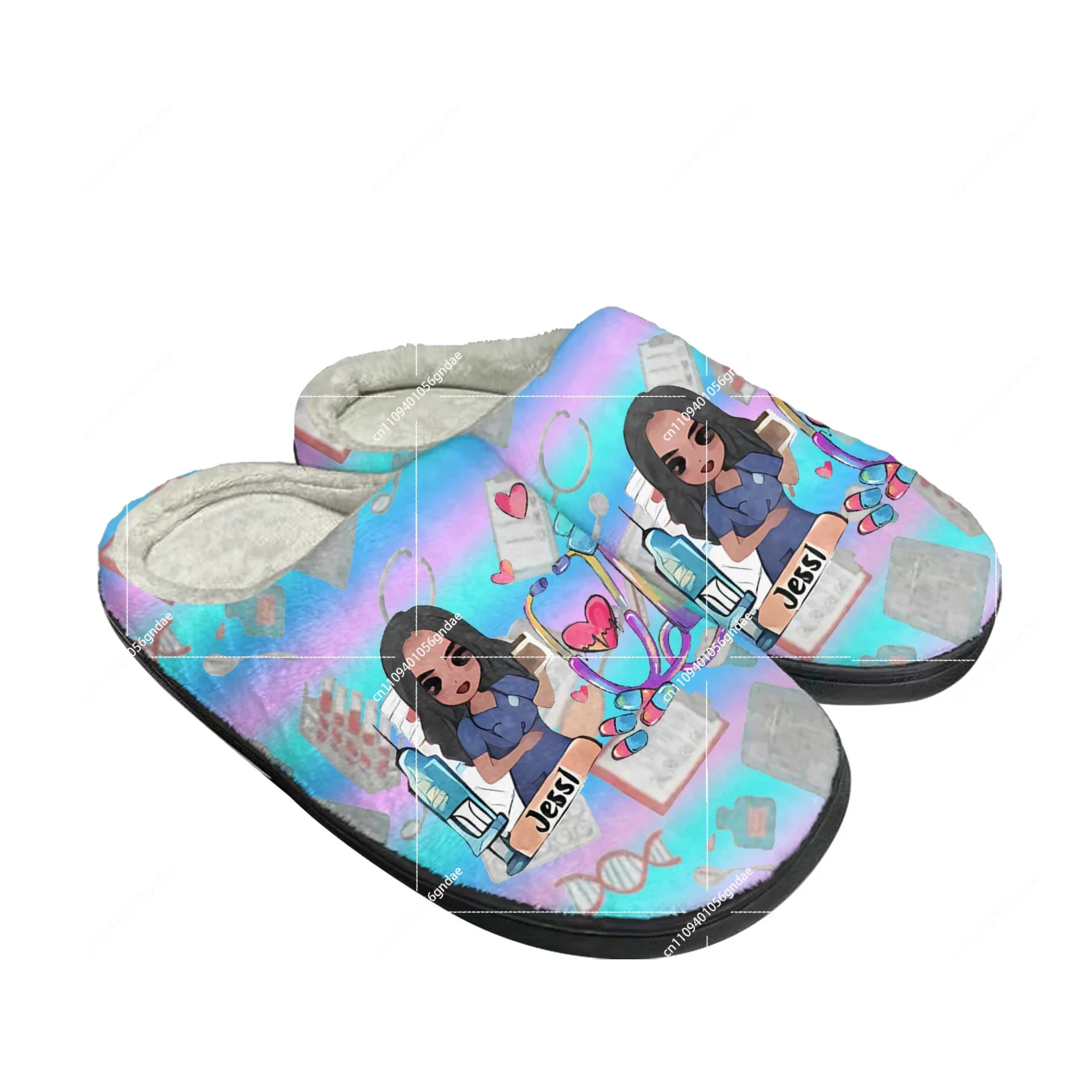 Women'S Shoes Nursing - Chinelo de Algodão Quente e Confortável