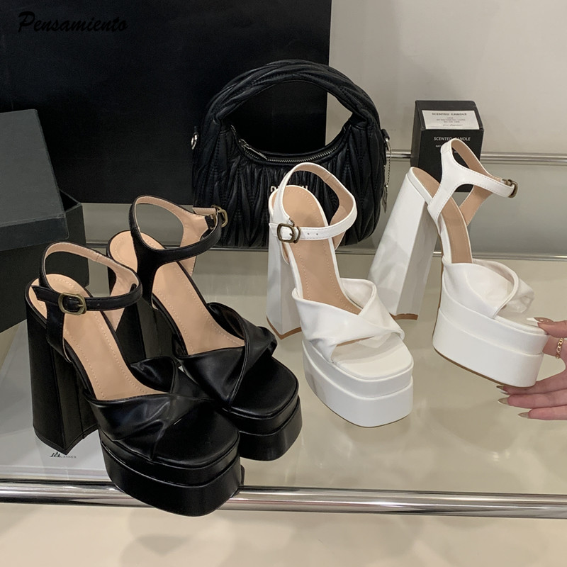 Wedge Heeled Sneaker - Estilo estrela moda dupla plataforma cunhas