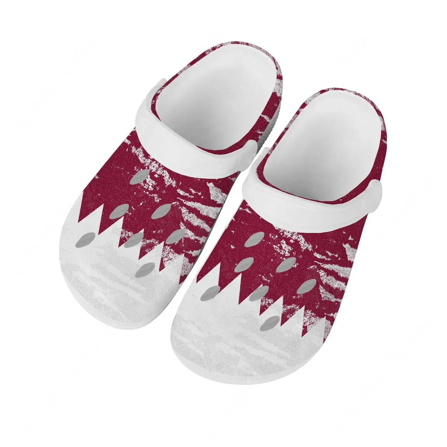 Women Shoes Qatar - Chinelo de Dedo Personalizável com Bandeira