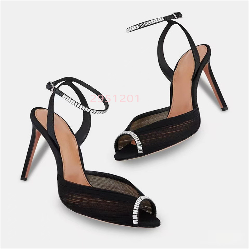 Women'S Shoes Peep Toe - Cristal v apontou toe feminino branco
