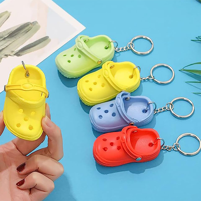 100 Peças Mini Chaveiro Estilo - Croc Style Clog avaliação e preço