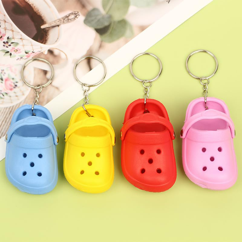 100 Peças Mini Chaveiro Estilo - Croc Style Clog avaliação e preço