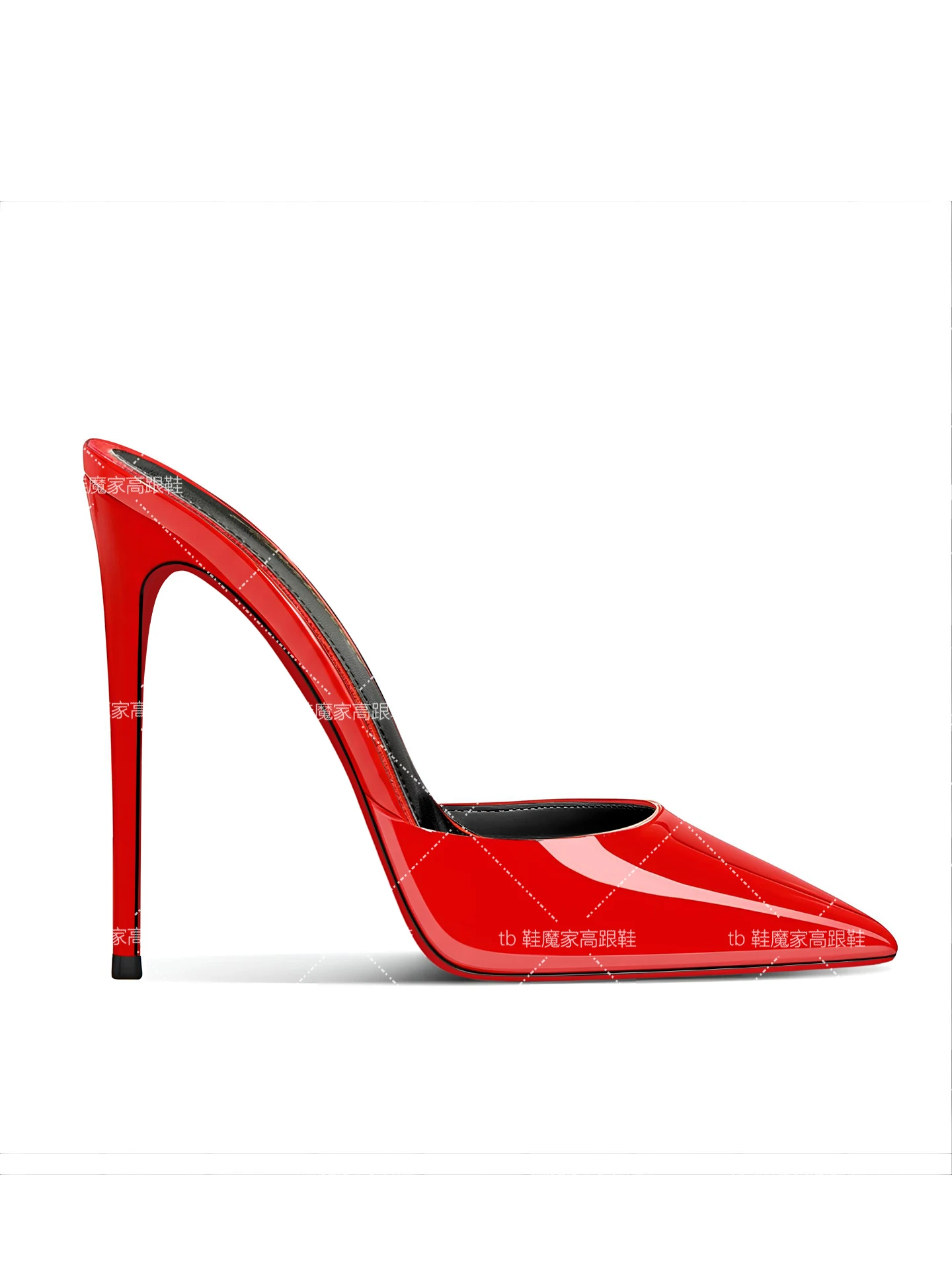 Novas sandálias pretas de bico - Patent Leather Pump avaliação e preço