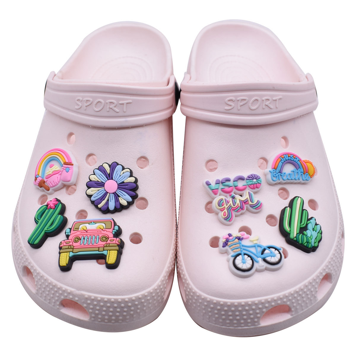 Encantos de sapato de viagem d - Croc Style Clog avaliação e preço