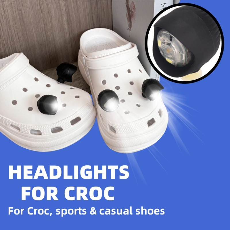 2/4/8 Peças Luzes Impermeáveis - Croc Style Clog avaliação e preço