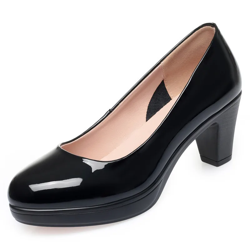 Sapatos Femininos de Couro Env - Patent Leather Pump avaliação e preço