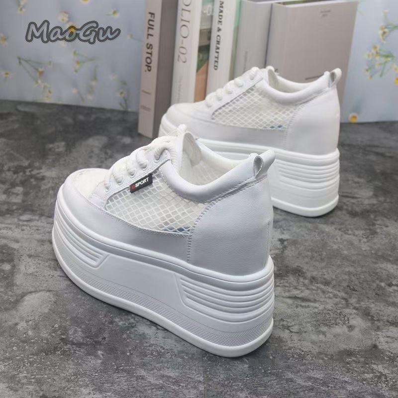 Tênis Feminino Plataforma de M - Wedge Heeled Sneaker avaliação e preço