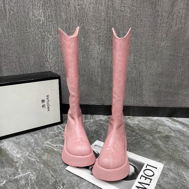 Novas botas altas antiderrapan - Knee High Boots Women avaliação e preço
