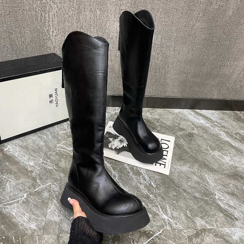 Novas botas altas antiderrapan - Knee High Boots Women avaliação e preço