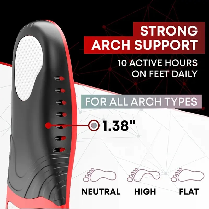 Palmilhas de suporte de arco a - Women'S Shoes High Arch Support avaliação e preço