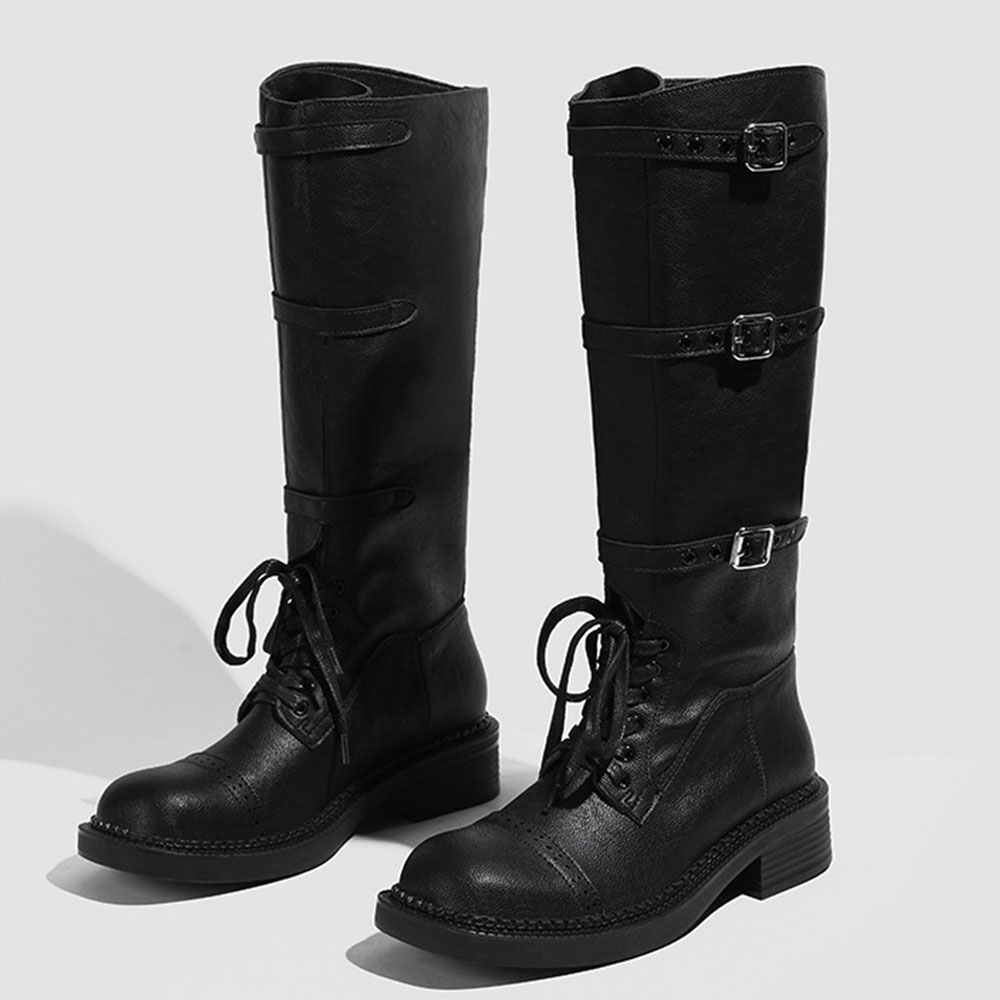 Botas altas de joelho feminina - Knee High Boots Women avaliação e preço