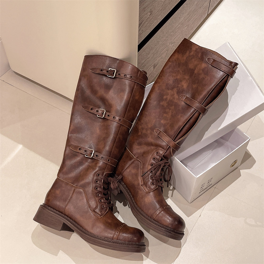 Botas altas de joelho feminina - Knee High Boots Women avaliação e preço