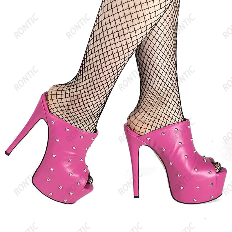 Rontic 2021 artesanal feminino - Women Shoes Waterproof avaliação e preço