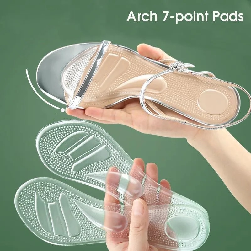1 Par de Palmilhas Transparent - Women'S Shoes High Arch Support avaliação e preço
