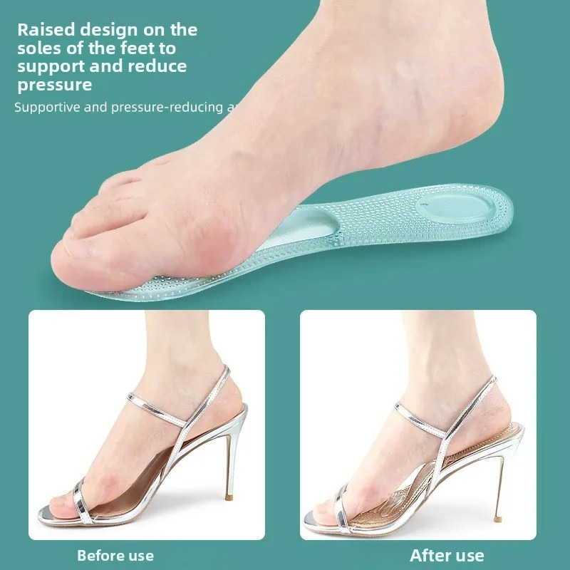 1 Par de Palmilhas Transparent - Women'S Shoes High Arch Support avaliação e preço