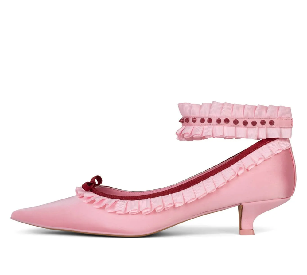 Sapatos de Salto Baixo com Est - Ankle Strap Heels avaliação e preço