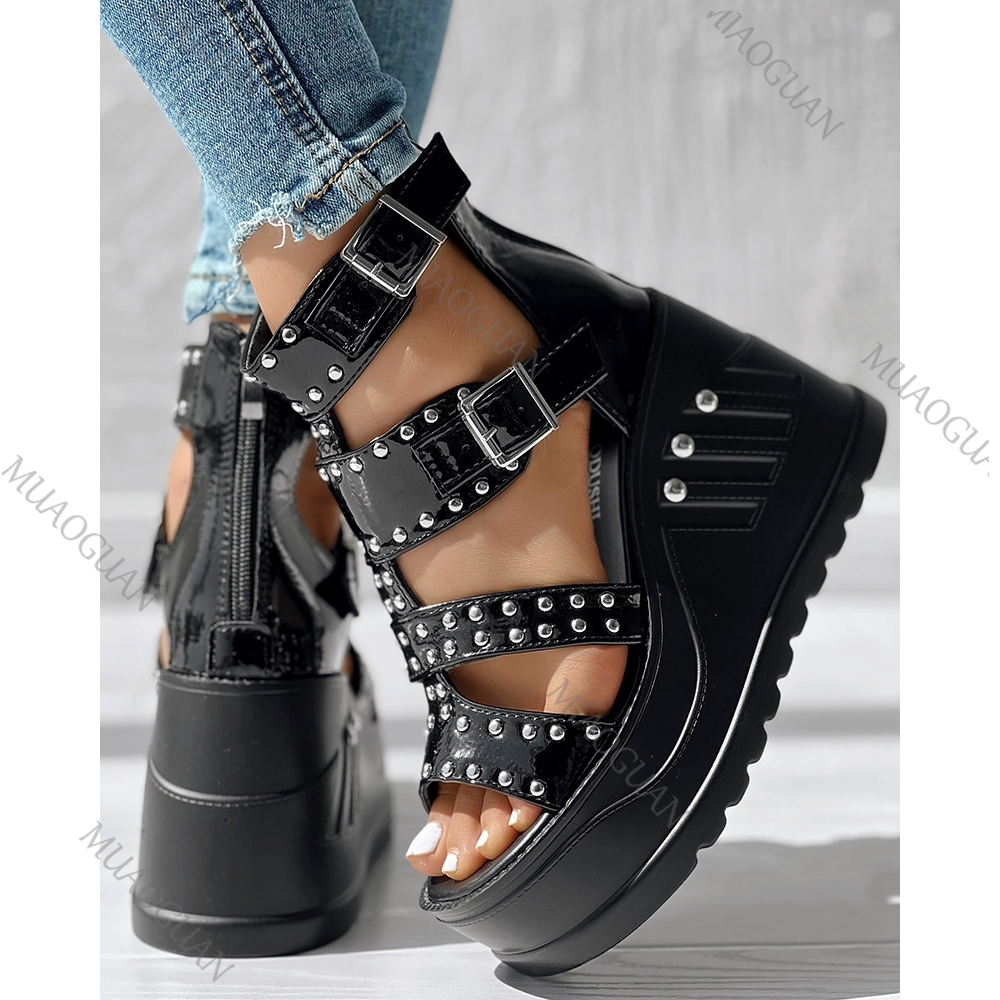 Sandálias Femininas Pretas Pee - Women'S Shoes Peep Toe avaliação e preço