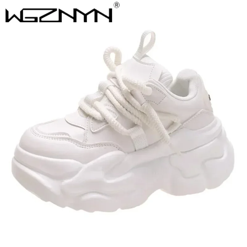 Novo 2025 mulheres plataforma  - Wedge Heeled Sneaker avaliação e preço
