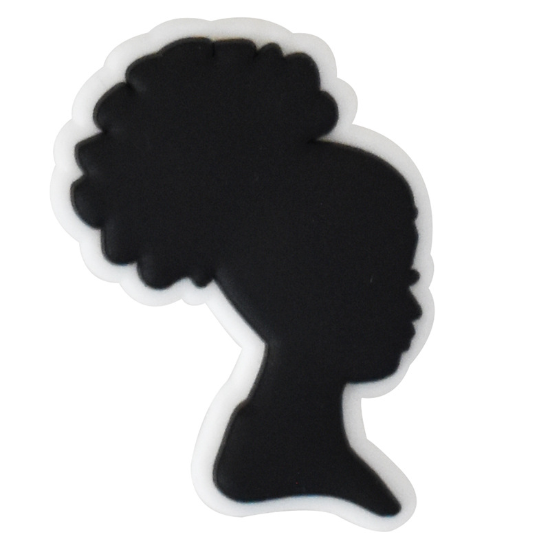 Preto menina sapato encantos p - Croc Style Clog avaliação e preço