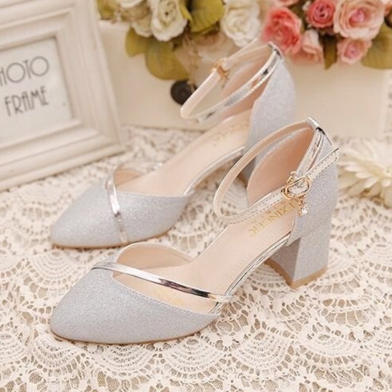 Sapatos Femininos de Salto Blo - Ankle Strap Heels avaliação e preço