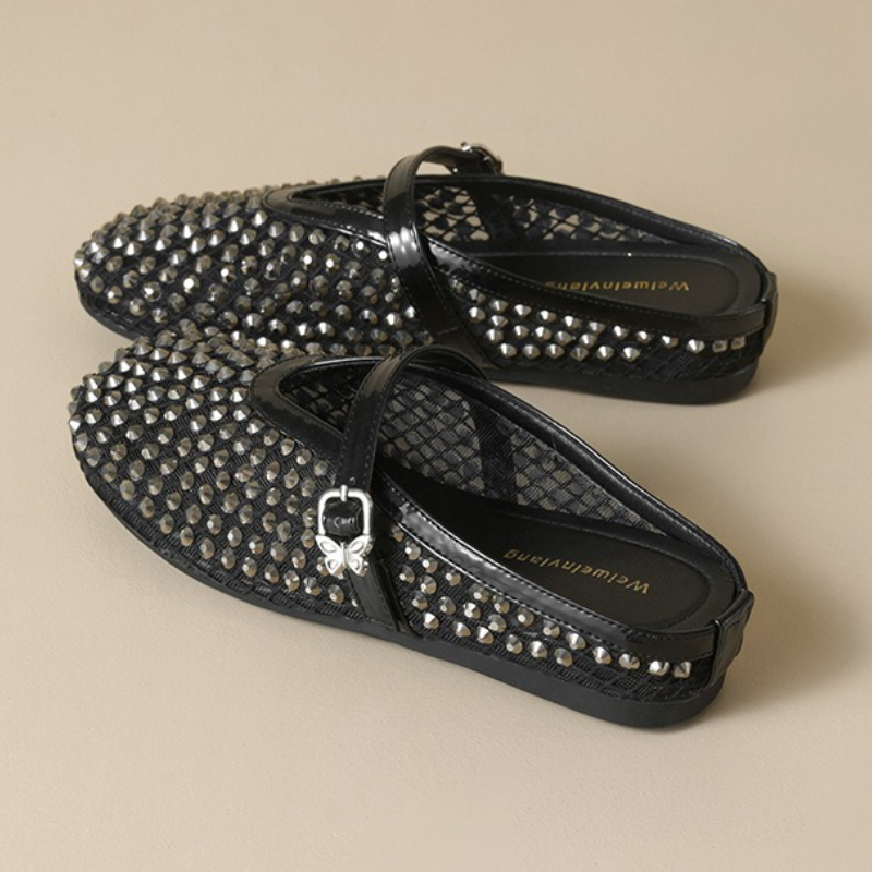 Malha strass marca chinelos fe - Mule Slip On avaliação e preço