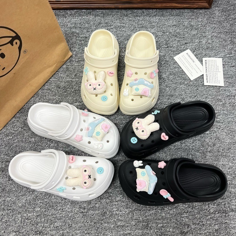 Novos Pingentes Fofos Miffy pa - Croc Style Clog avaliação e preço