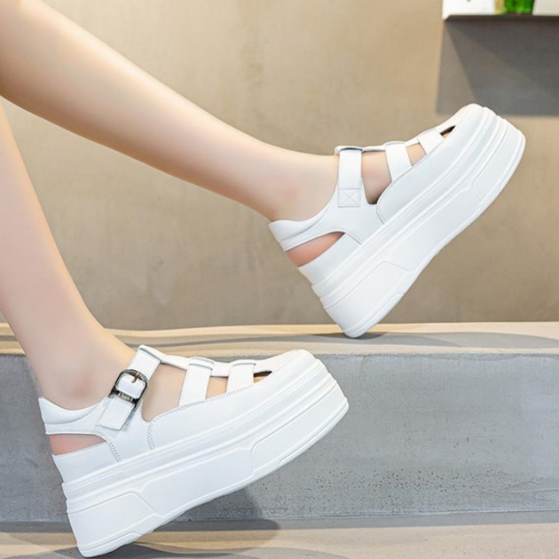 Sandálias Femininas de Verão e - Wedge Heeled Sneaker avaliação e preço