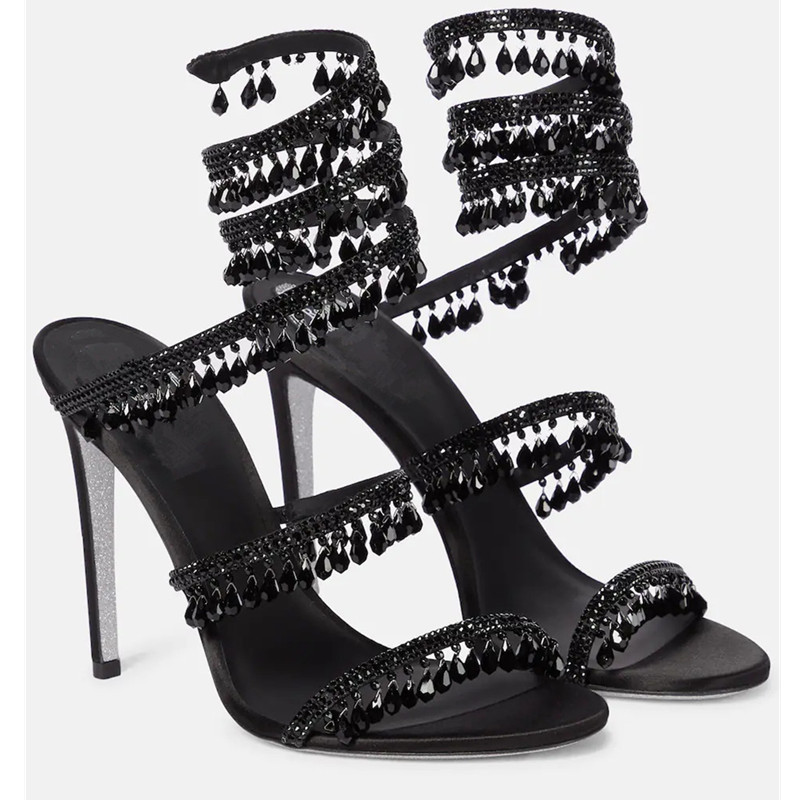 Sandálias Femininas de Salto A - Ankle Strap Heels avaliação e preço