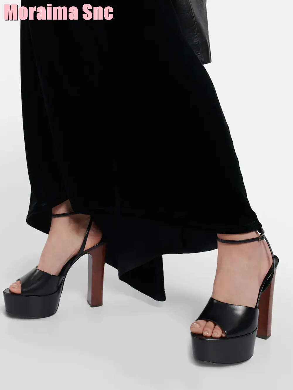 Sandálias de couro envernizado - Women'S Shoes Peep Toe avaliação e preço