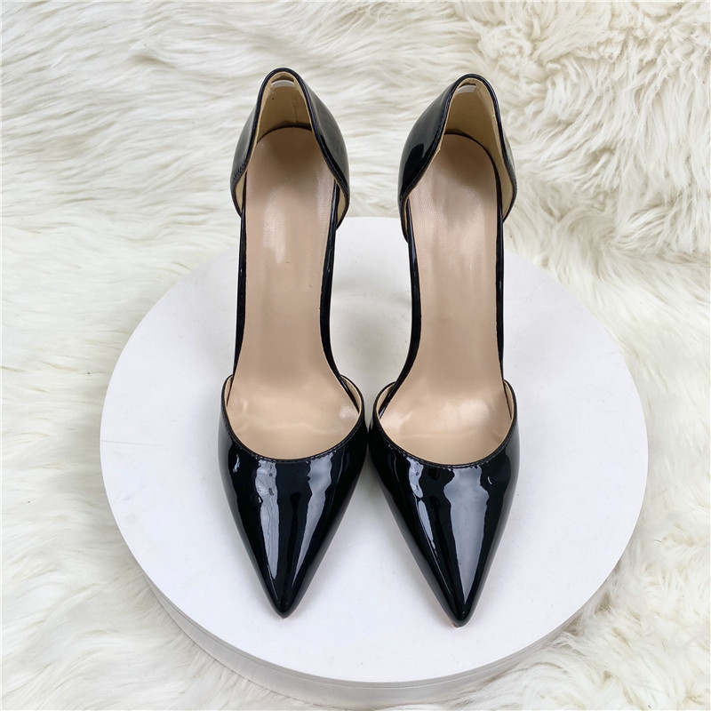 Heelgoo feminino preto patente - Patent Leather Pump avaliação e preço