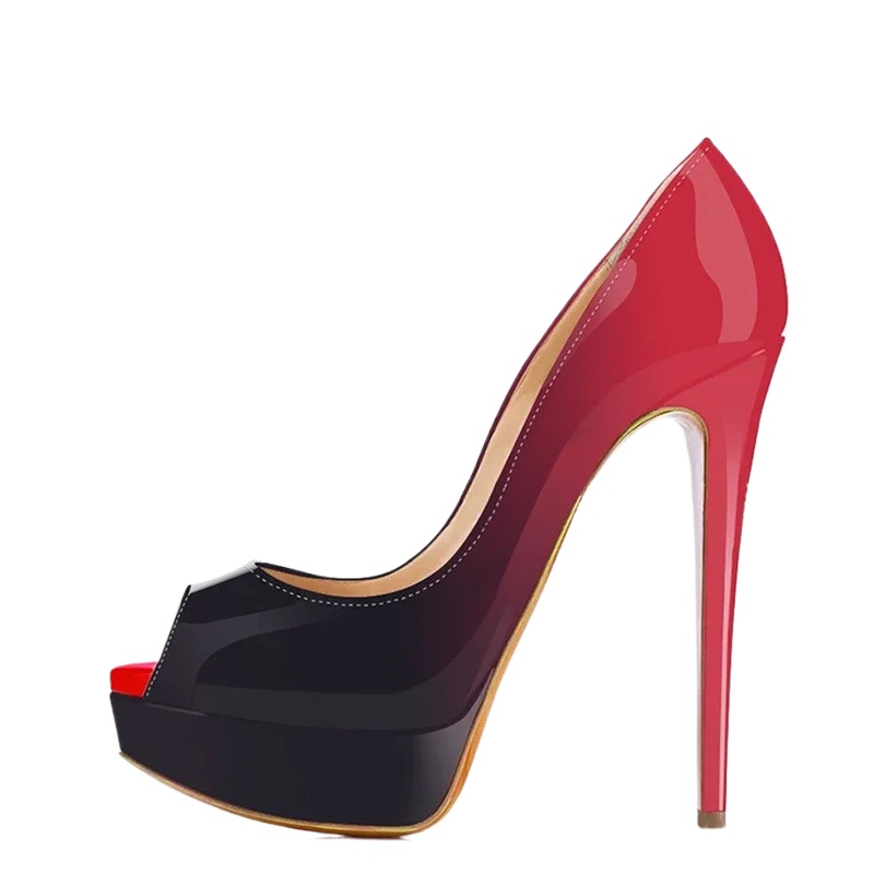 Mulheres stilettos sexy bombas - Patent Leather Pump avaliação e preço