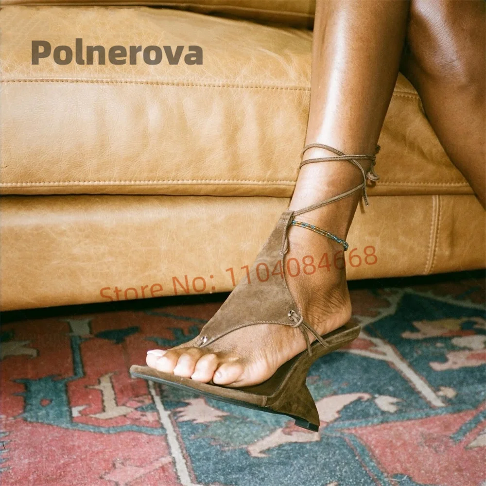 Sandálias de camurça marrom se - Wedge Heeled Sneaker avaliação e preço