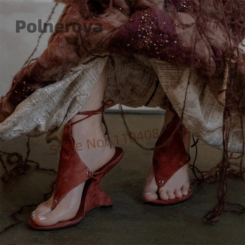Sandálias de camurça marrom se - Wedge Heeled Sneaker avaliação e preço