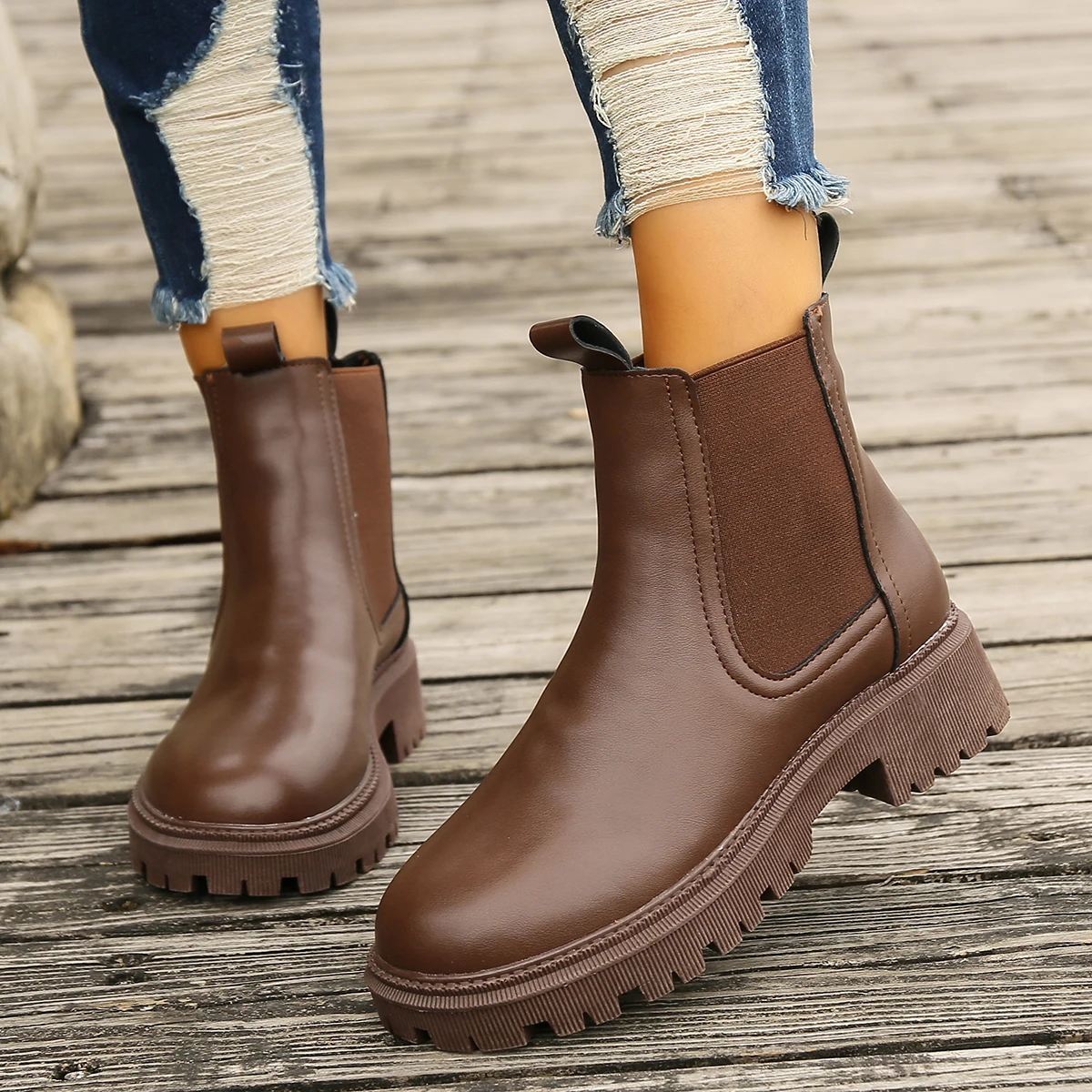 Novo outono inverno chelsea bo - Women Shoes Types avaliação e preço
