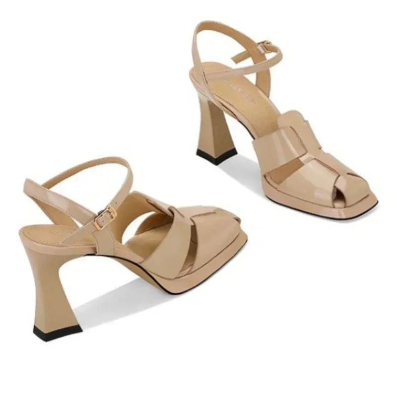 Sandálias de salto alto femini - Ankle Strap Heels avaliação e preço