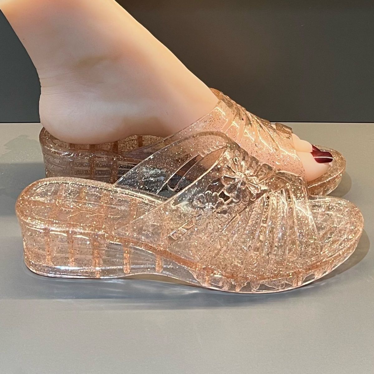Sandálias de Plataforma com Gl - Wedge Heeled Sneaker avaliação e preço
