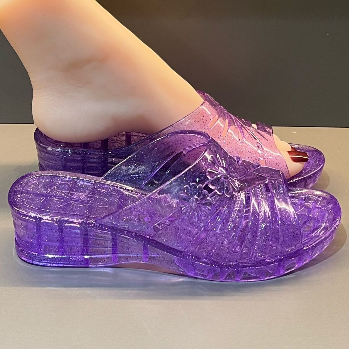 Sandálias de Plataforma com Gl - Wedge Heeled Sneaker avaliação e preço