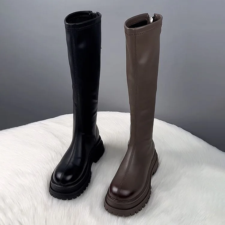 Botas longas pretas femininas  - Knee High Boots Women avaliação e preço